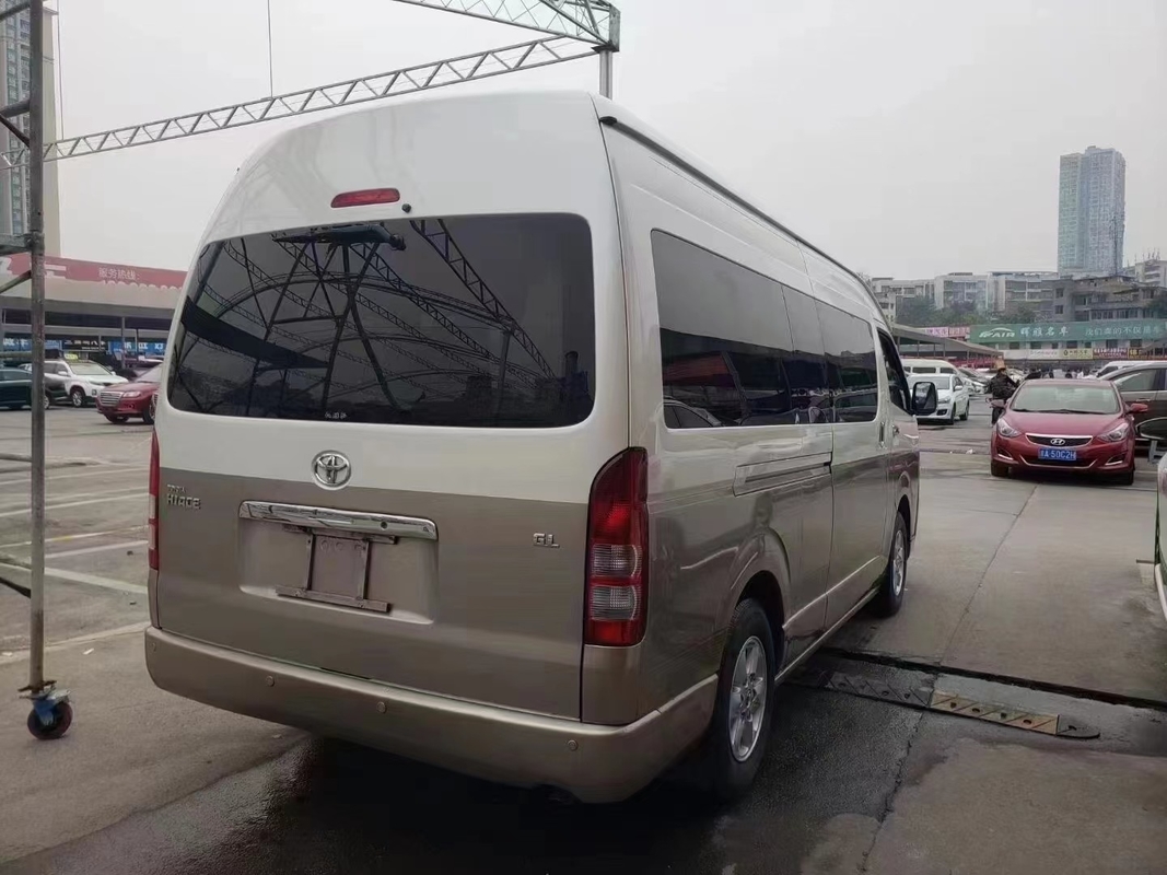 2018년 13 좌석은 높은 지붕을 가진 정면 엔진 Toyota Hiace 버스를 가진 소형 버스를 사용했습니다