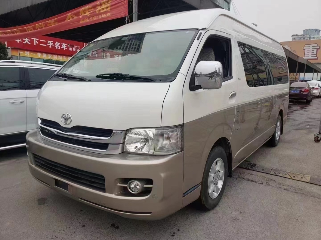 2018년 13 좌석은 높은 지붕을 가진 정면 엔진 Toyota Hiace 버스를 가진 소형 버스를 사용했습니다