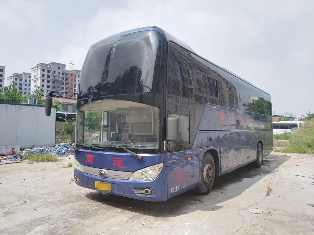 장거리 버스 Yutong ZK6118 51seats Yuchai 206kw 2 문은 여행 차를 사용했습니다