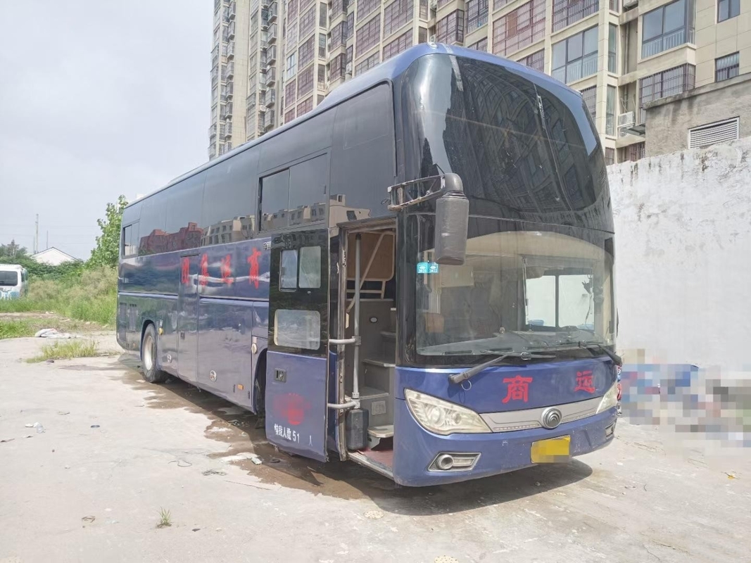 장거리 버스 Yutong ZK6118 51seats Yuchai 206kw 2 문은 여행 차를 사용했습니다