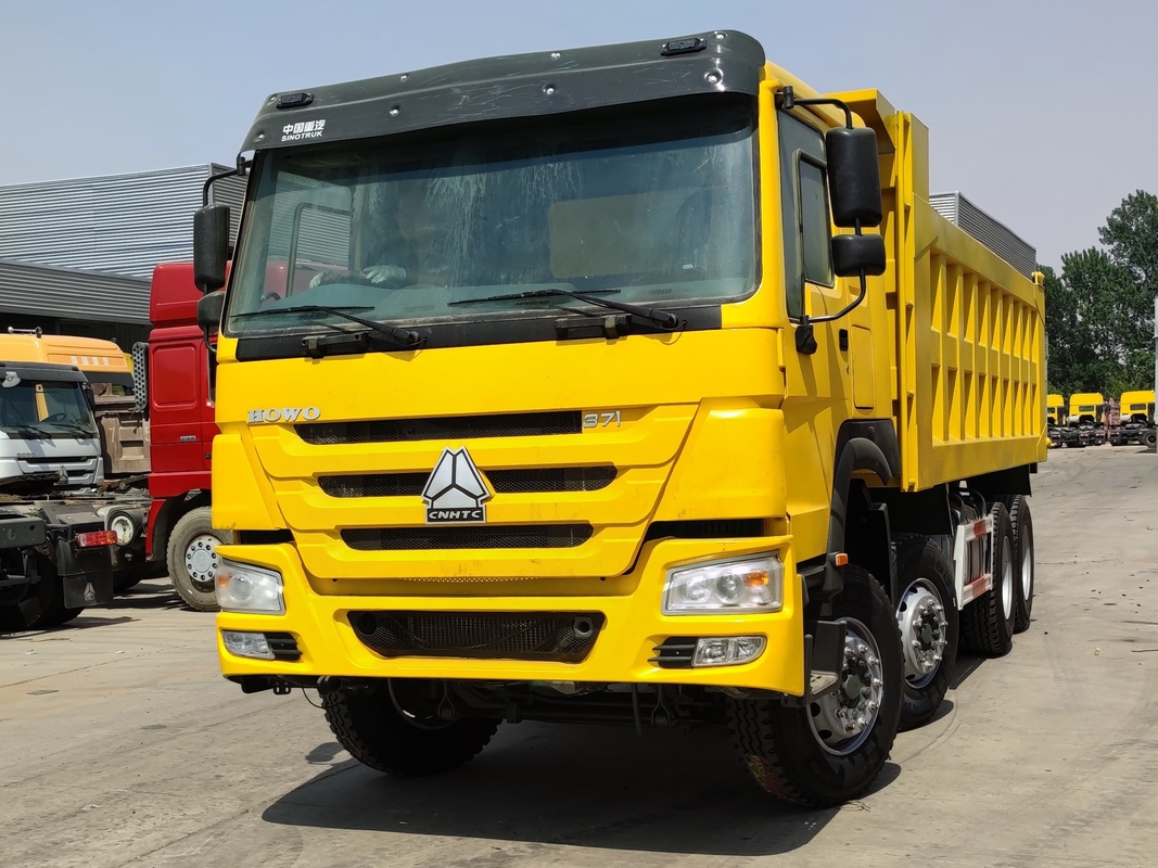 사용된 디젤 화물 자동차 새로운 덤프차 8*4 오른손은 HOWO 브랜드 중국 트럭 371-375-420hp를 운전합니다