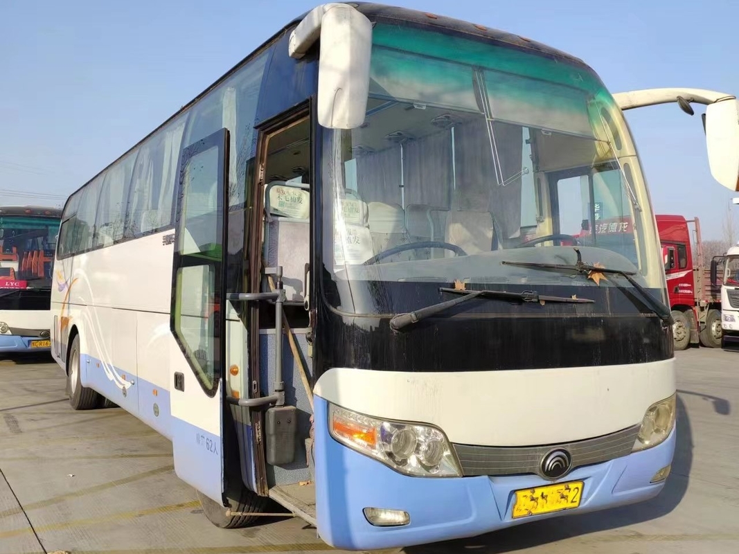 사용된 디젤 엔진 버스 옳은 스테에링 버스 유통 Zk6110 2+3layout 62 자리 뒤쪽 유차이 엔진 버스