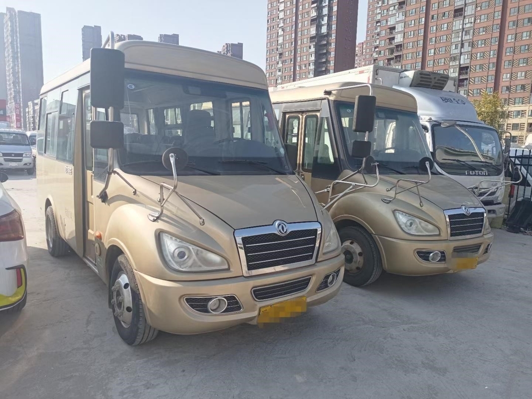 사용된 작은 버스 전방 엔진 석 사용된 동풍 버스 EQ6550 유로 Ｖ 에어컨 14명