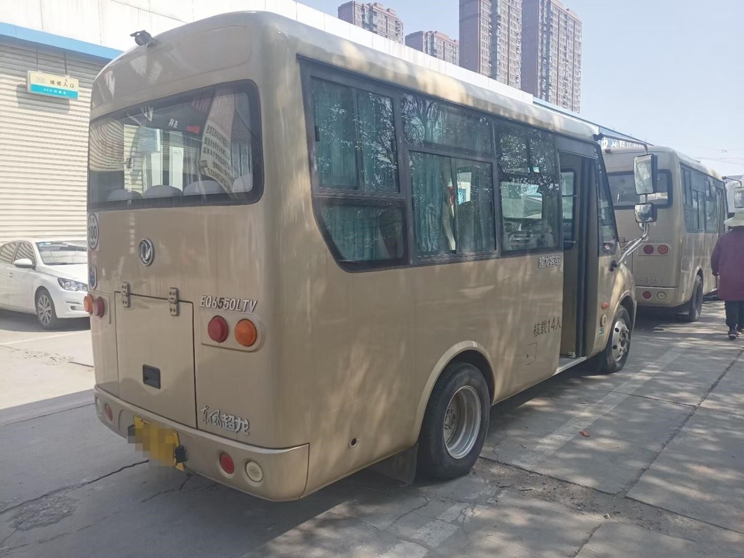 사용된 작은 버스 전방 엔진 석 사용된 동풍 버스 EQ6550 유로 Ｖ 에어컨 14명