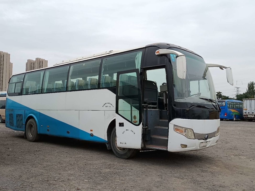간접이 투어 버스 51 자리 화이트 색 사용된 유통 버스 유차이 엔진 ZK6110