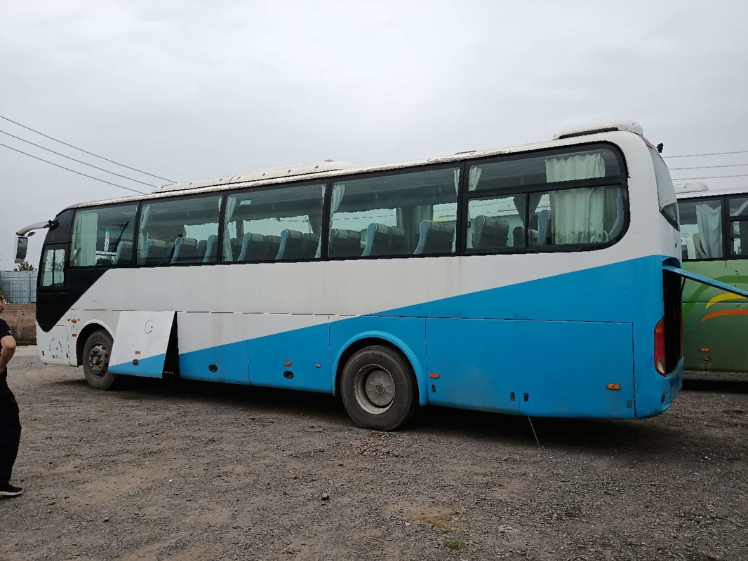 간접이 투어 버스 51 자리 화이트 색 사용된 유통 버스 유차이 엔진 ZK6110