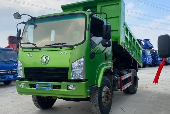 마이닝 덤프트럭 150 에이치피 4×2 청색 SHACMAN SX3310 빠른 기어박스 정격 부하 15.37t
