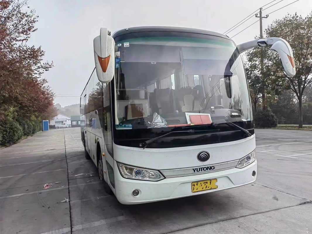 사용된 셔틀 버스 47 자리 유차이 6 실린더 엔진 공기 에어컨 10.7 미터 중고로 어린 협회 ZK6115