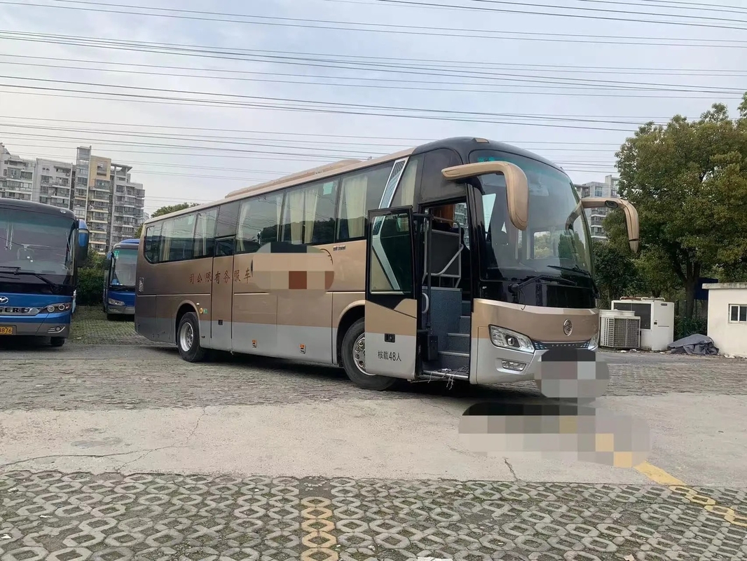 사용된 대형 버스 90% 새로운 48 자리 2번째 손은 황금용 XML6112 웨이차이 엔진 100km/ Ｈ를 운전합니다