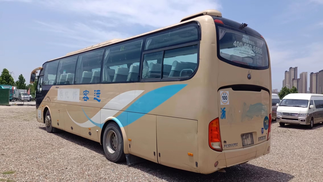 사용된 관광 버스 핑크색 51 자리 에어컨 11 미터 큰 수하물 칸 2번째 손 유통 ZK6110