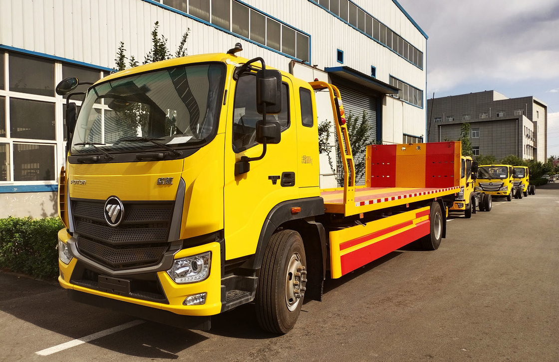 중고용 작업 트럭 4x2 드라이브 모드 230hp 포튼 류커 트럭 평면 지붕