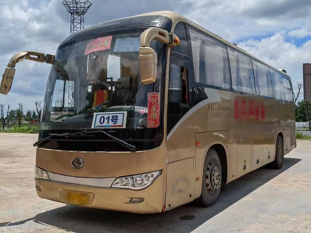 두 번째 핸드 버스 49 좌석 사용 Kinglong 버스 XMQ6117 유차 엔진 240hp EURO 3