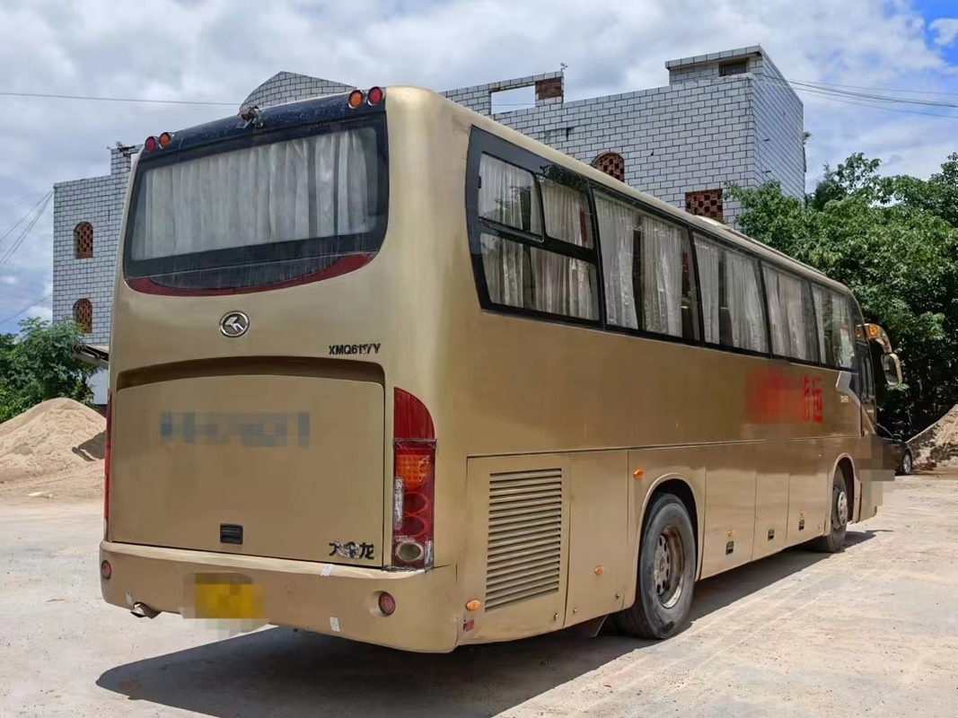 두 번째 핸드 버스 49 좌석 사용 Kinglong 버스 XMQ6117 유차 엔진 240hp EURO 3