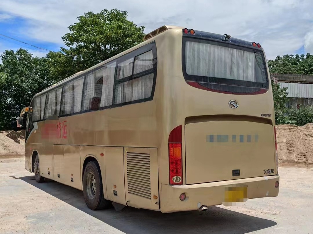 두 번째 핸드 버스 49 좌석 사용 Kinglong 버스 XMQ6117 유차 엔진 240hp EURO 3