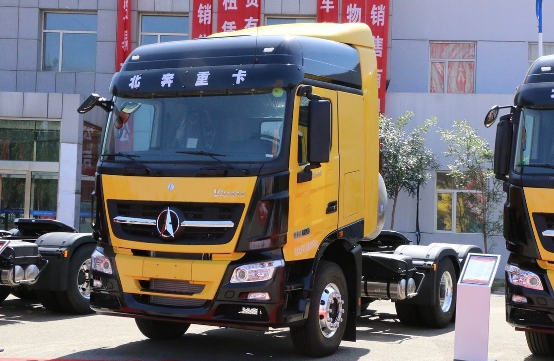 LNG 웨이차이 엔진 460hp 사용 된 운송 트럭 베이벤 트랙터 말 6x4 유로 6