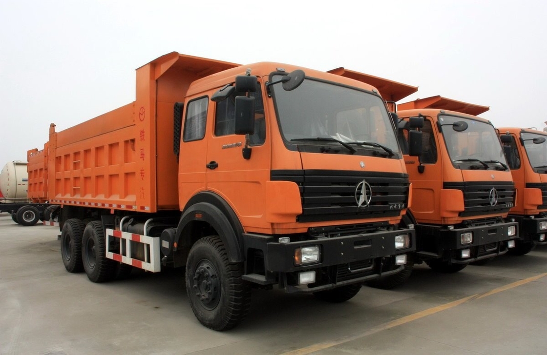 베이벤 6x4 터퍼 사용 된 덤프 트럭 유로 3 웨이차이 엔진 290 hp 광업 사용