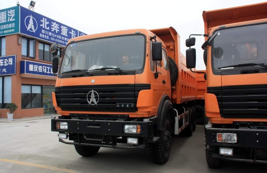 베이벤 6x4 터퍼 사용 된 덤프 트럭 유로 3 웨이차이 엔진 290 hp 광업 사용