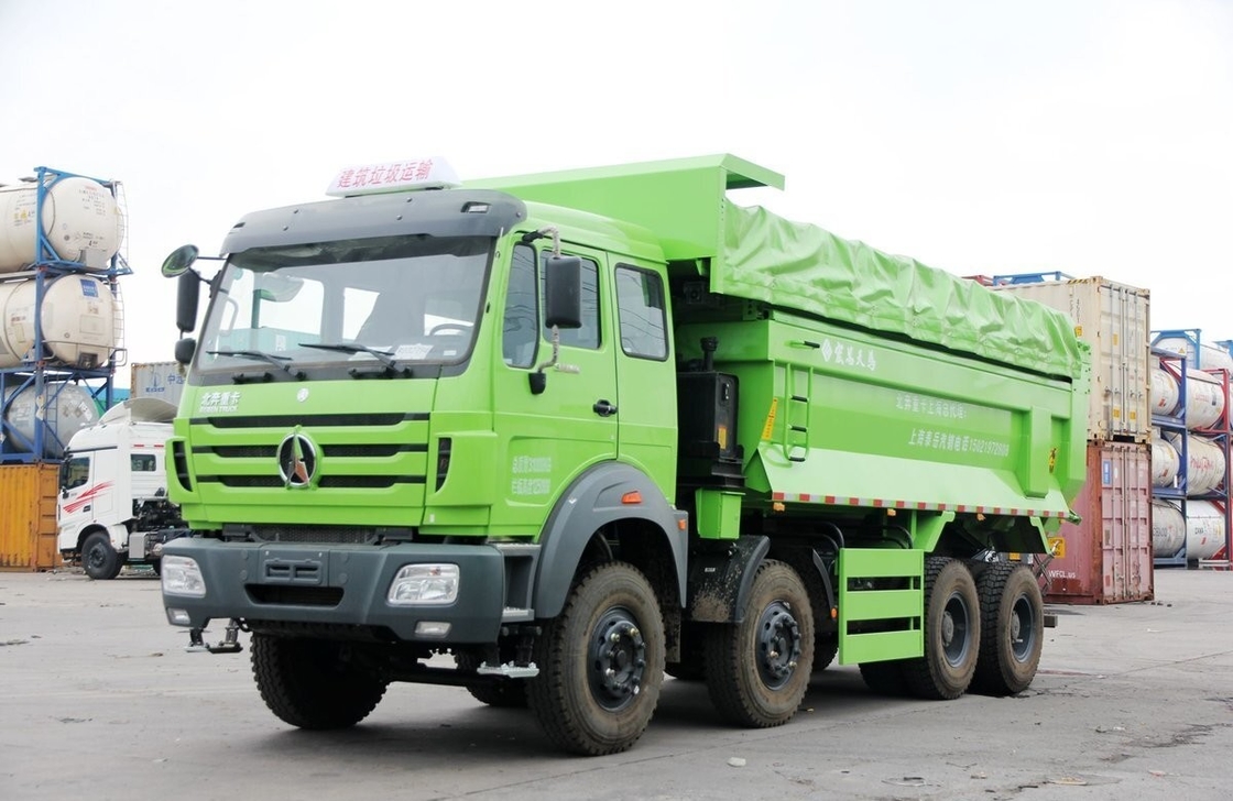 베이벤 8x4 매크 티퍼 중용 중량 트럭 1 대 반 줄 카비 12 타이어