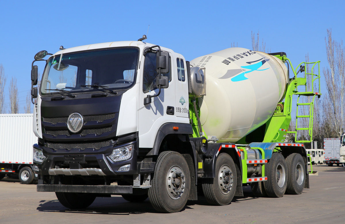 중국 브랜드 믹서 8*4 준비 믹스 콘크리트 트럭 350hp 유로 6 왼손 운전