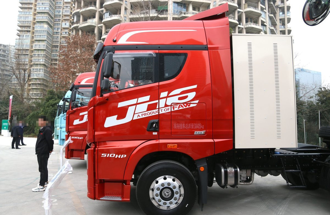 트랙터 트레일러 트럭 Jiefang JH6 6*4 드라이브 모드 510hp CNG 웨이차이 엔진 유로 6
