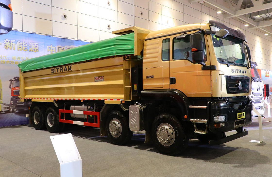 신차 시노 트럭 시트랙 C7H 도시 건설 쓰레기 8*4 덤프 트럭 440hp