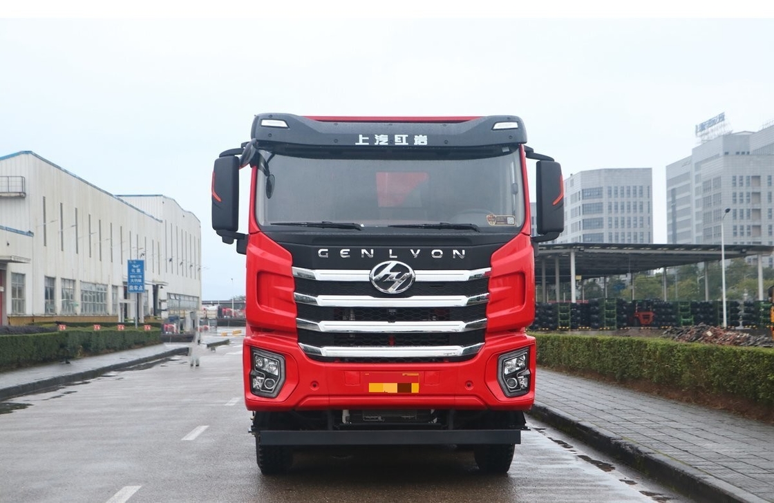 홍콩 560hp C6 로딩 20 톤 12 타이어 사용 된 티퍼 트럭 덤퍼 8 × 4 LHD / RHD
