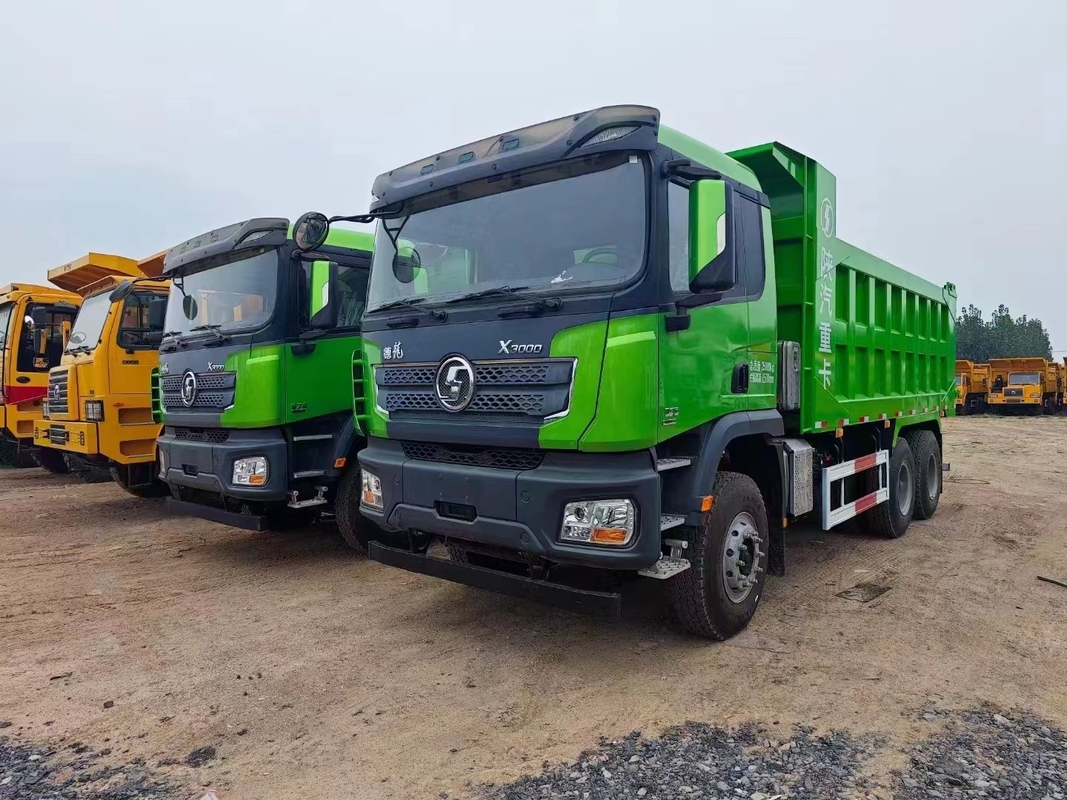 티퍼 트럭 40t 사용 된 샤크맨 6×4 X3000 덤퍼 중량용 375hp 웨이차이 2021년