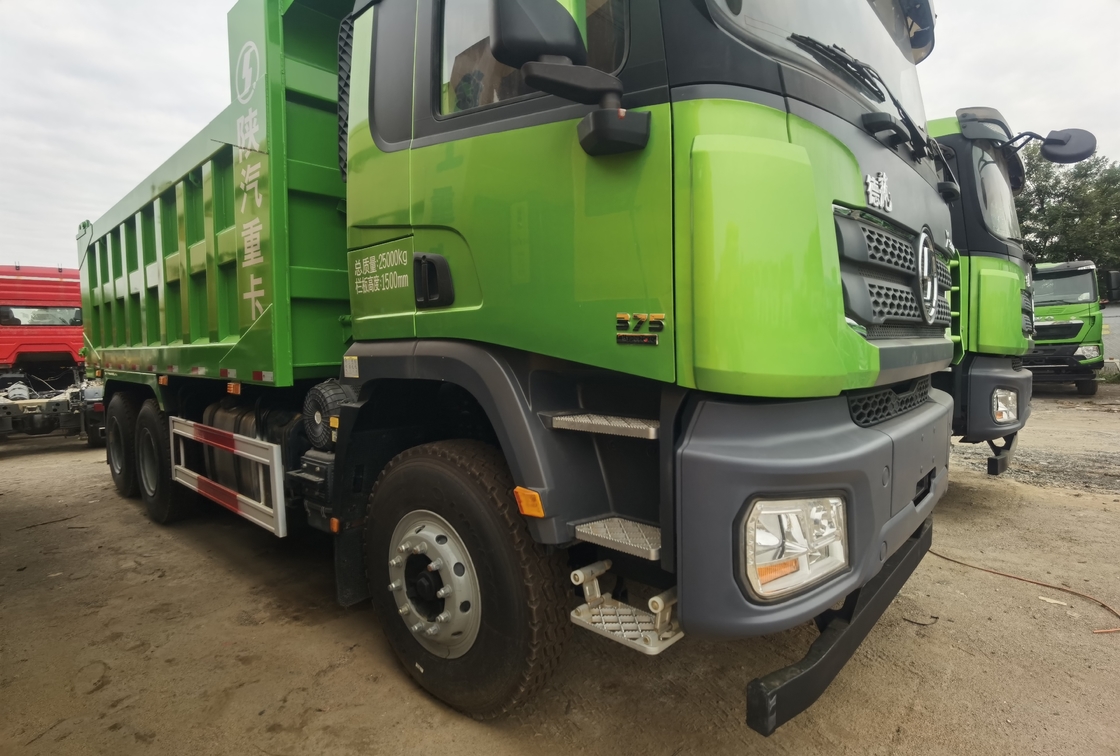 티퍼 트럭 40t 사용 된 샤크맨 6×4 X3000 덤퍼 중량용 375hp 웨이차이 2021년