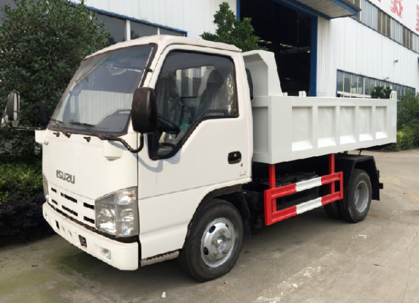 중고용 3t 티퍼 트럭 ISUZU 4*2 소형 덤퍼 유로 4 멀티 잎 스프링 5 스피드 기어
