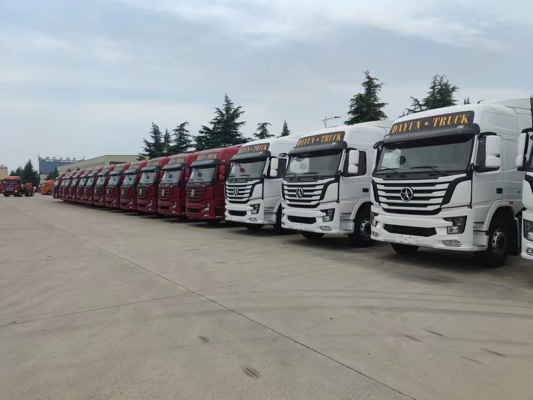 트랙터 트럭 6x4 Dayun Prime Mover CNG 크루즈 범위 800km 유로 3 배출량 400hp