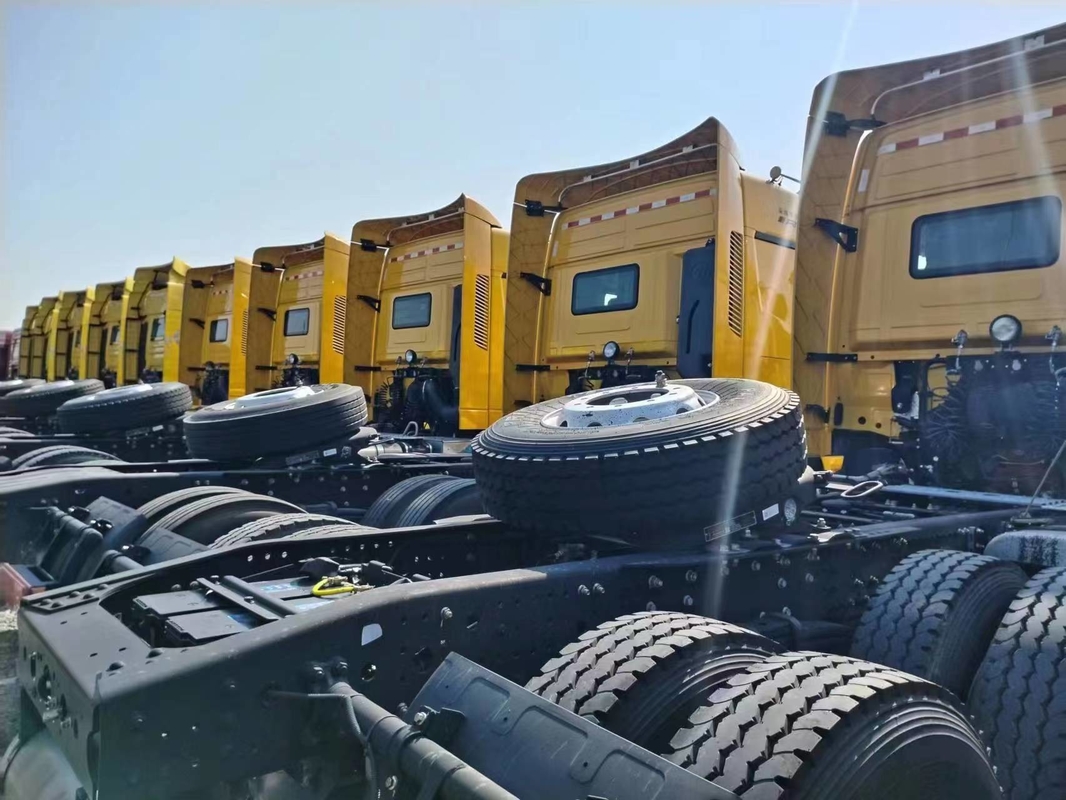 신형 트랙터 트럭 6*4 포튼 GTL 말 510hp 노란색 10 타이어 자동 2021년