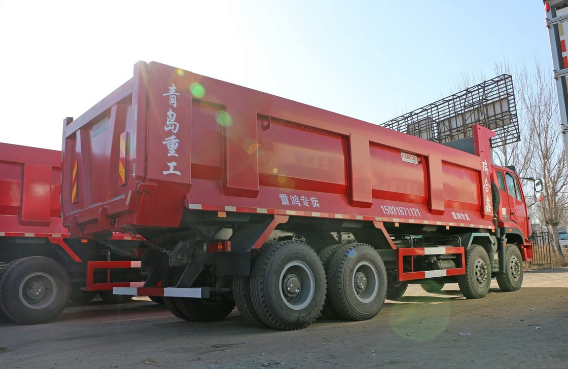 호우 시노 트럭 2022 호한 8*4 도로 운송 12 바퀴 340hp 단일 반 캐비