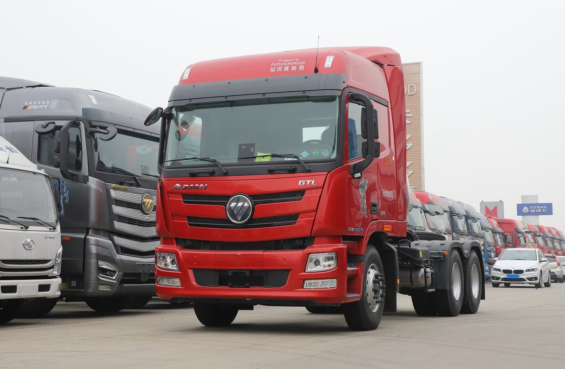 6*4 포튼 GTL 말 머리 LNG 커민스 엔진 500hp 빠른 변속기