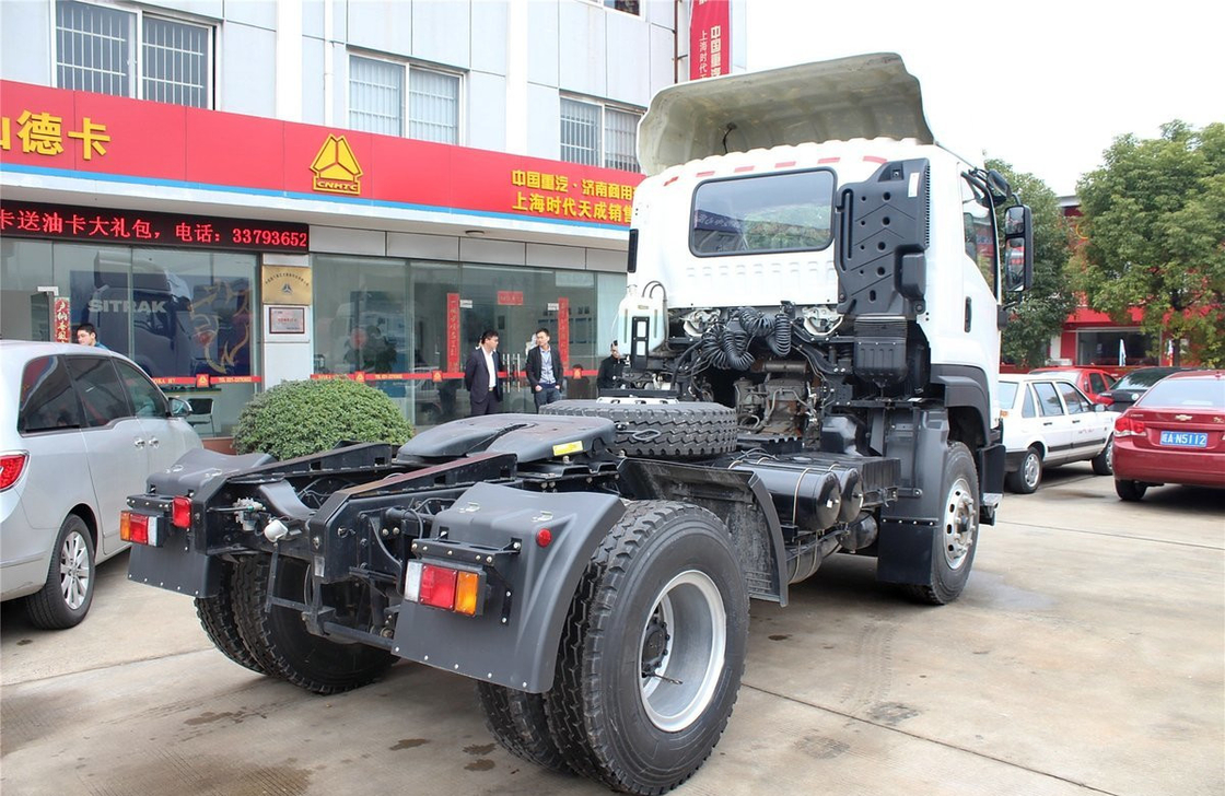 4x2 트랙터 트럭 단장 ISUZU 모버 디젤 엔진 350hp 유로 4 배기가스 싱그와 반 캐비