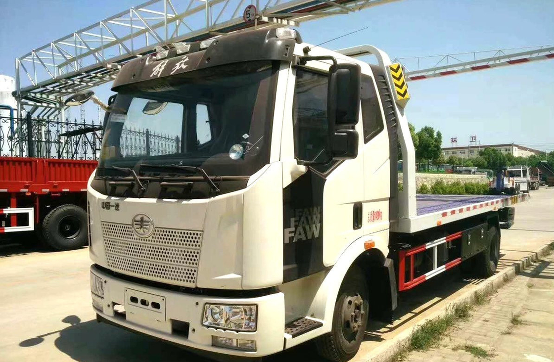 래커 류트럭 베드 FAW J6L 모델 단일 축 6 바퀴 160hp 3.5톤 LHD