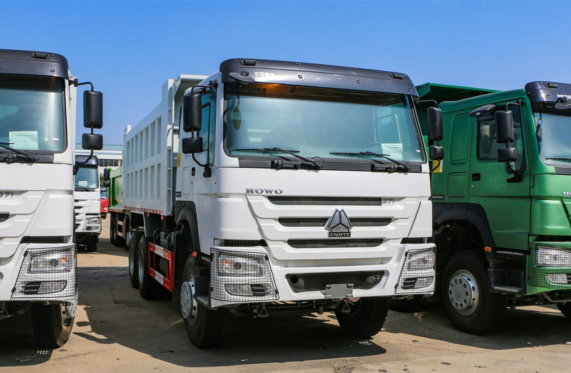 시노 트럭 사용 6×4 덤프 트럭 호우 371hp 유로 3 아프리카에서 사용 6.8m 긴 상자