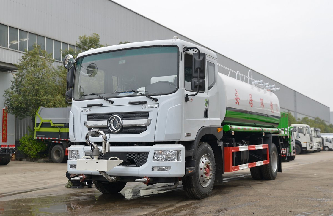 거리 스프링클러 트럭 동펜 4×2 물 탱크 원자화장과 230hp 커민스 엔진