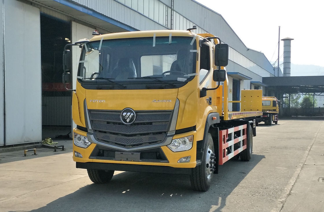 7 톤 구조차 트럭 Foton 디젤 엔진 210hp 편평한 침대 4*2 드라이브 모드 길이 10.5 미터