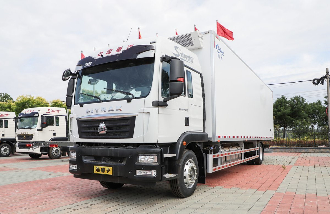 냉장고 냉각 밴 시노트럭 4*2 드라이브 모드 9.5미터 긴 상자 시트랙 290hp