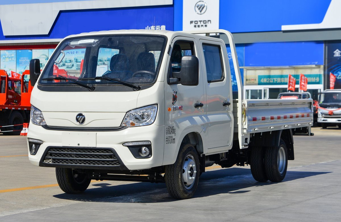 중고용 미니 화물 트럭 가솔린 엔진 122hp 흰색 왼손 운전 3톤 LHD