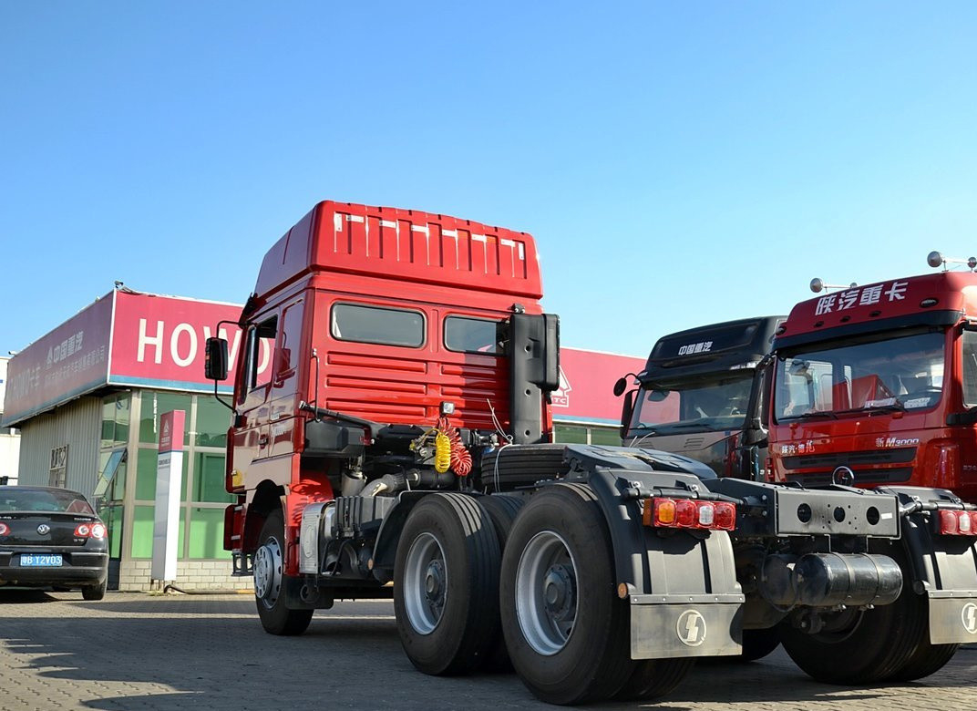 샤크만 트랙터 트럭 F3000 높은 지붕 객실 10 타이어 웨이차이 375hp LHD/RHD 아프리카에서 좋은 사용