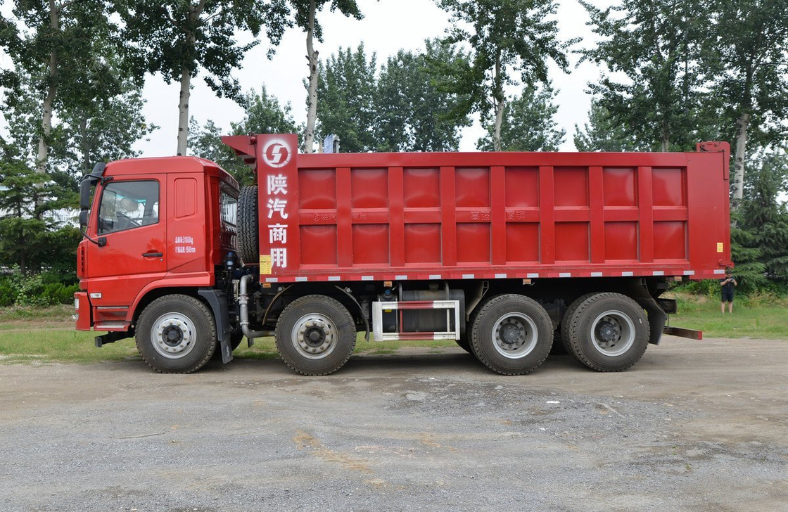 티퍼 트럭 덤퍼 중국 트럭 샤크만 X6 웨이차이 270hp 중량 8*4 전면 리프팅