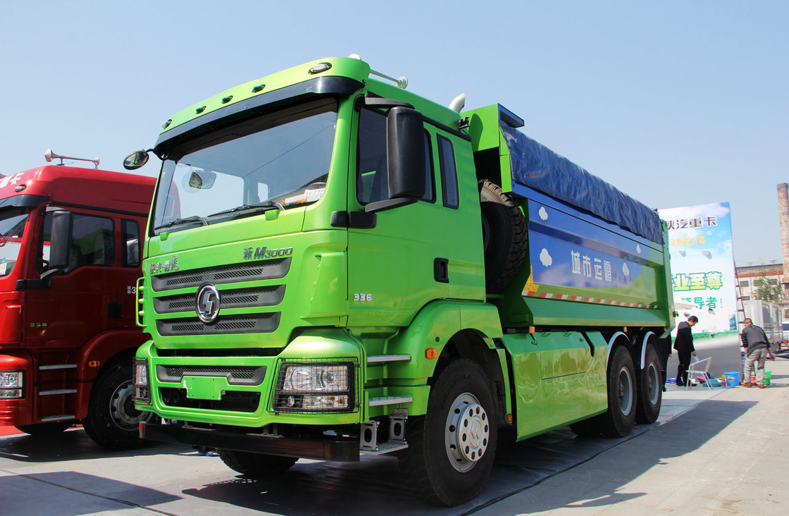 석굴 덤프 트럭 판매 Shacman 6*4 디젤 및 LNG 하이브리드 틱퍼 중국 트럭 336hp