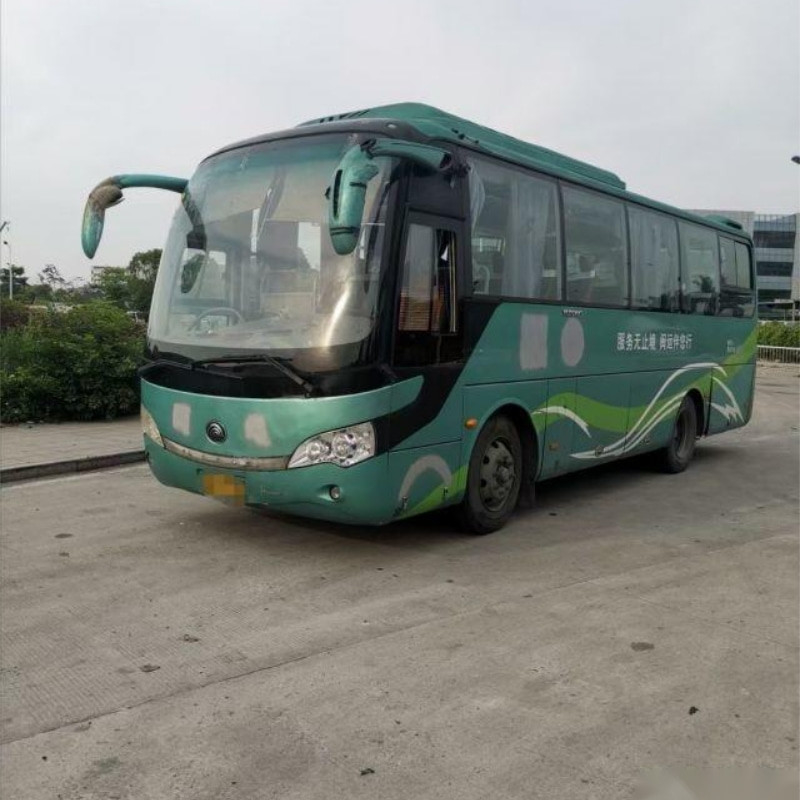 ZK6938H9 블루 사용된 유툰 버스 39 좌석 사용 된 여행 버스 2010년