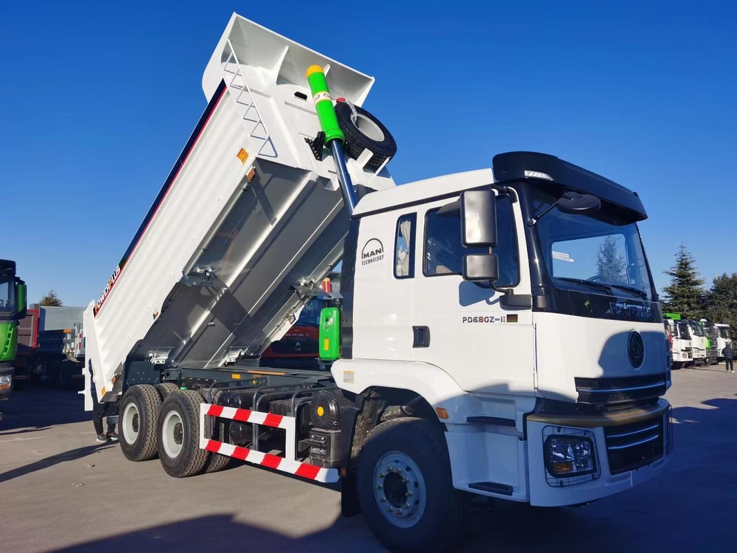 사용된 틱퍼 트럭 샤크만 E3 덤프 트럭 2024년 커밍스 엔진 385hp 아프리카에서 사용