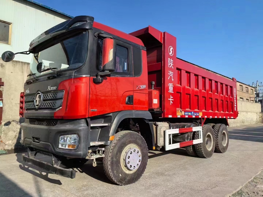 20톤 중고용 틱퍼 트럭 12륜 덤프 트럭 샤크만 X3000 430hp 고품질 재고