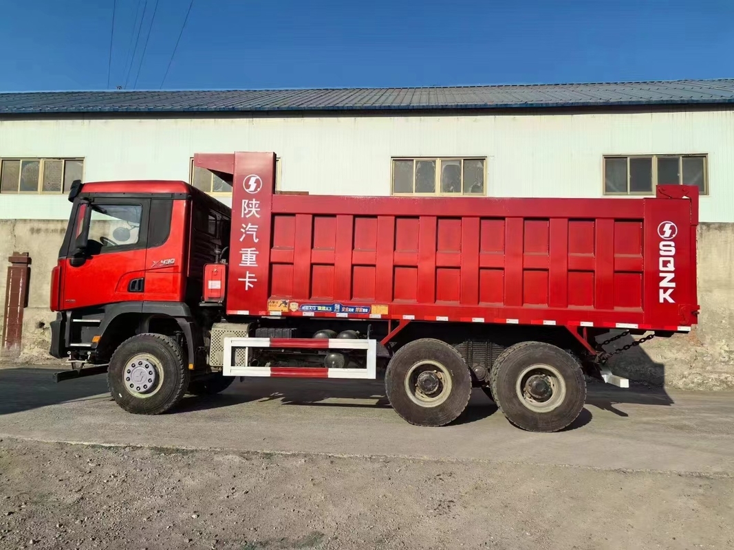 20톤 중고용 틱퍼 트럭 12륜 덤프 트럭 샤크만 X3000 430hp 고품질 재고