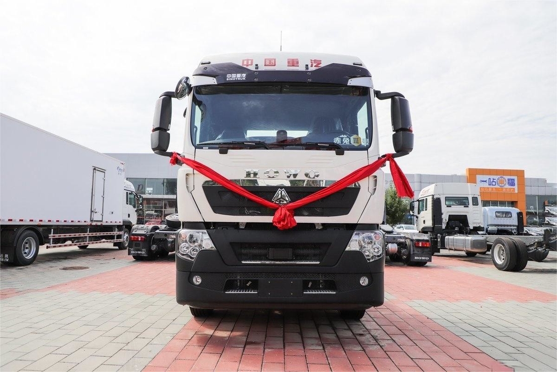 호우 트랙터 트럭 12기준 6*4 10 타이어 460 hp 6 실린더 디젤 엔진 단일 행 반