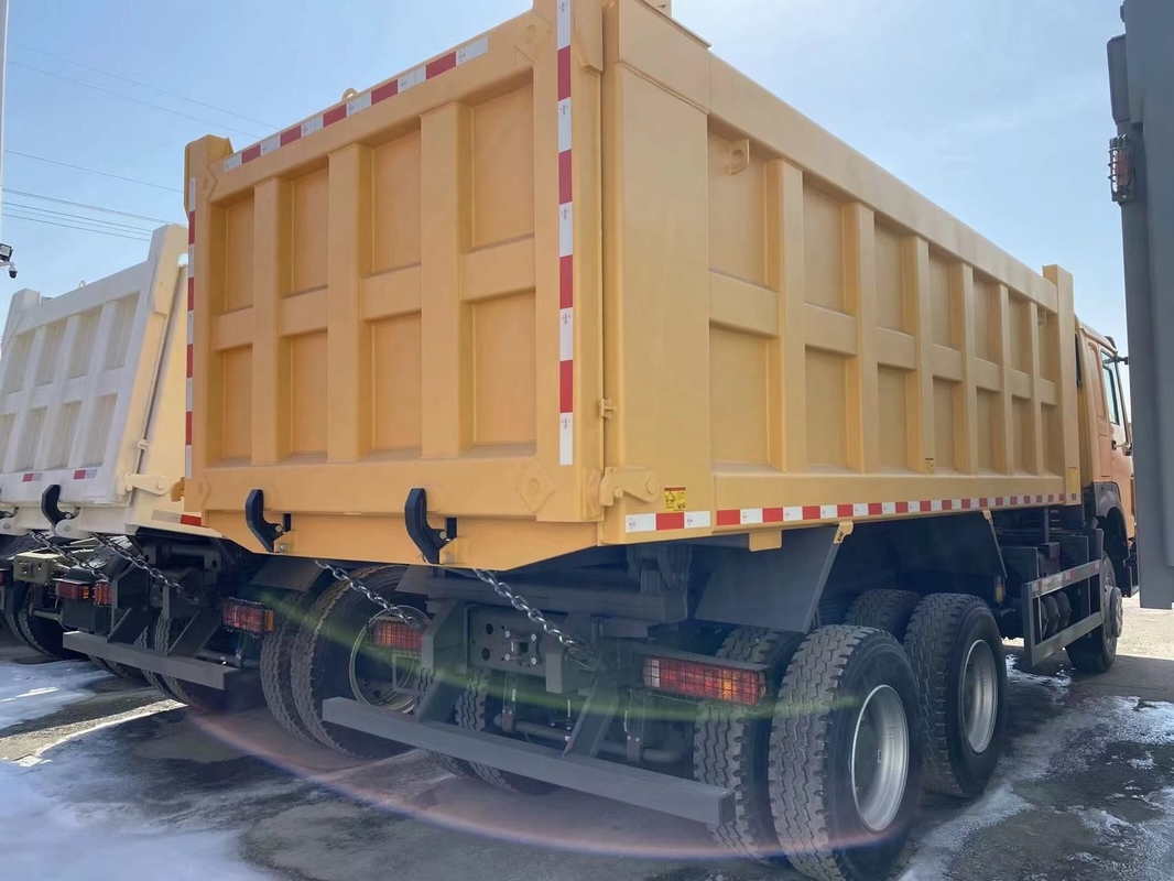 호우 시노 트럭 2023 노란색 색상 6*4 드라이브 모드 웨이차이 380hp 오른쪽 핸드 드라이브 새 제품
