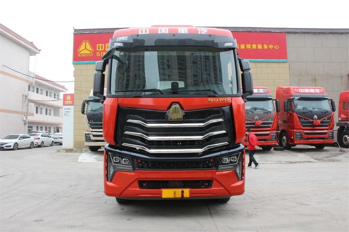 HOWO 맥스 무거운 트럭 480HP 높은 지붕 6X4 디젤 수동 12단 국가 VI 트랙터